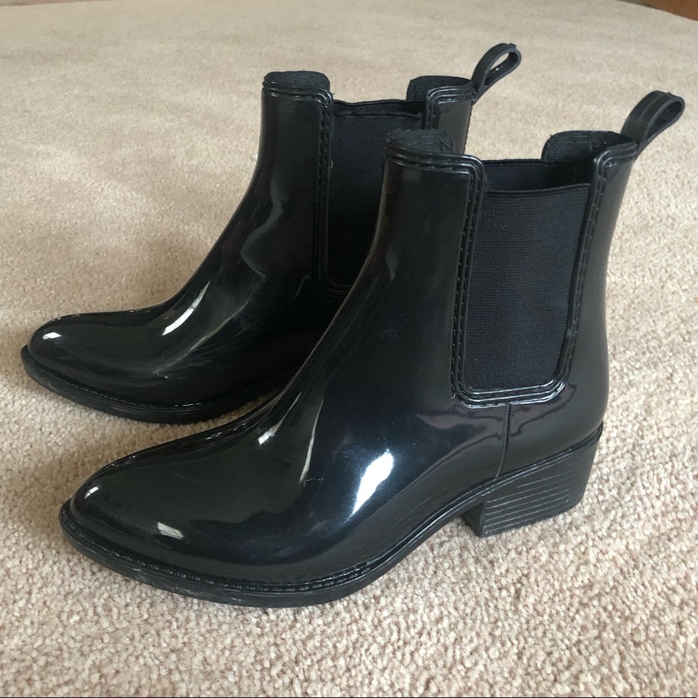 Jeffrey Campbell Black Rain Boots